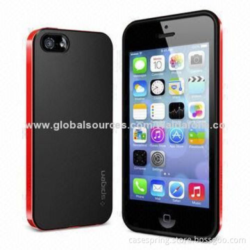 TPU/PC Hybrid Case for iPhone 5 with Compact Design